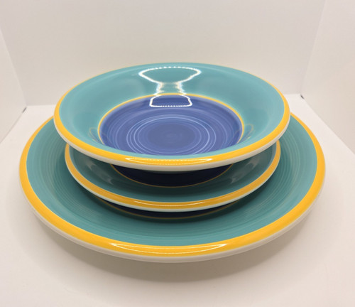 Rayware plates trio yellow - plates,