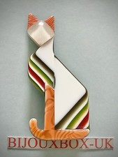 LEA STEIN DECO CAT BROOCH. Best Selection Online.