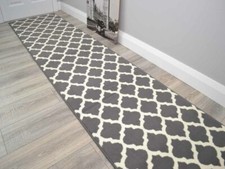 Long Grey Hall Rug Runners