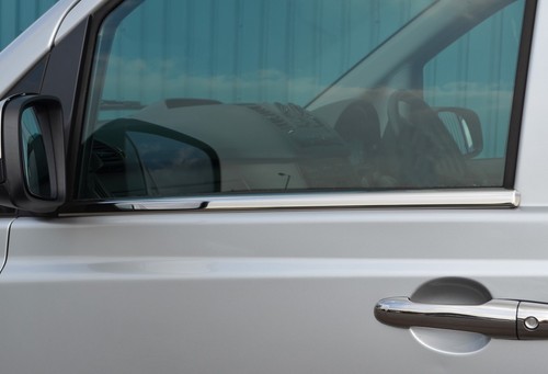 Chrome side door - door, sill