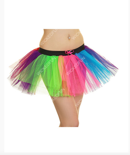 Neon tutu skirt fancy - skirt, dress