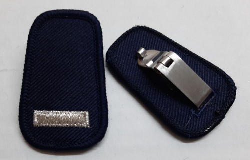 Rank collar badges silver - rank,