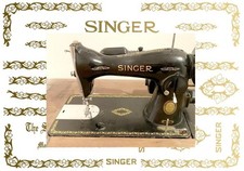 Restoration decals for Singer 15-90 sewing machine - machine a coudre