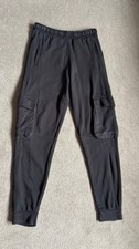 Zara Boys Black Cargo Trousers Age 13-14yrs Good Condition!