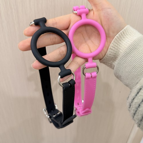 Open mouth gag silicone ring - mouth,