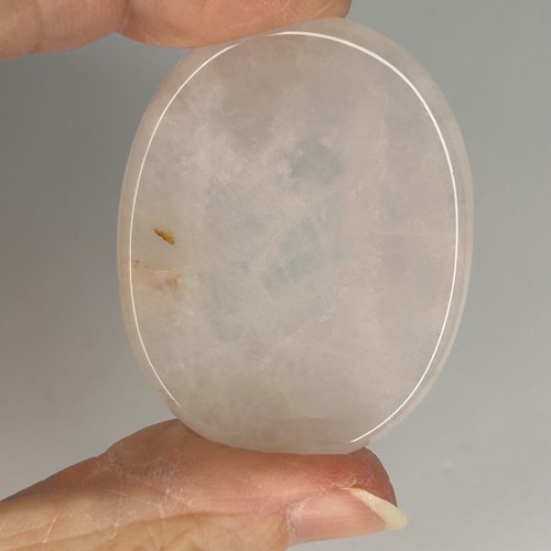 Rose quartz worry stone - worry,