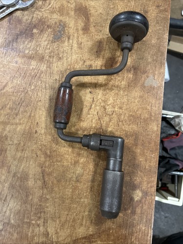 Vintage hand brace - hand, drill