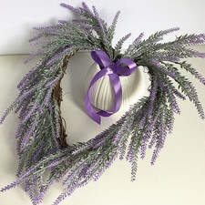 Lavender Heart Shape Wreath
