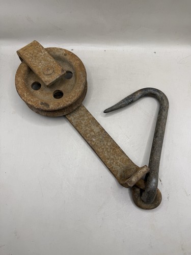 Antique meat hook trolley - hook,