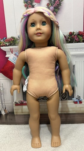 American girl pastel rainbow - american,