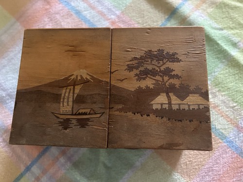 Vintage wooden japanese puzzle - vintage,