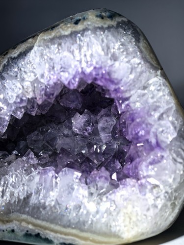 1kg natural amethyst geode - amethyst,