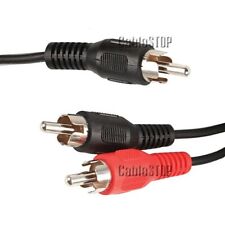 1  to 2 RCA Phono Male to Male