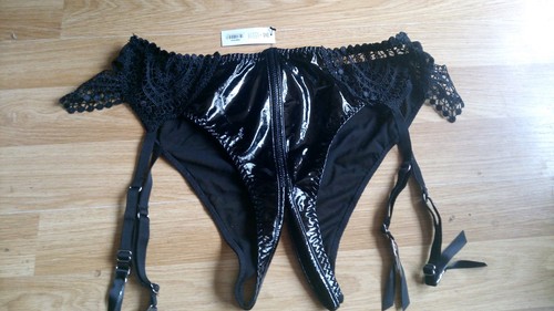 Ann summers saskia - black, pvc