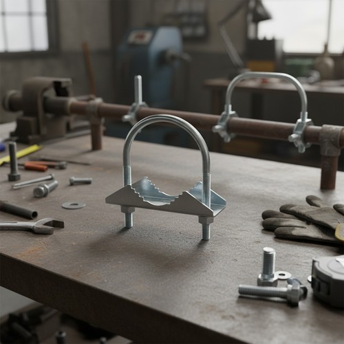 Pole bracket ubolt - bracket, clamp
