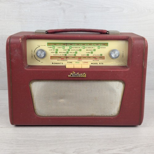 Roberts rt8 transistor radio - rt8,