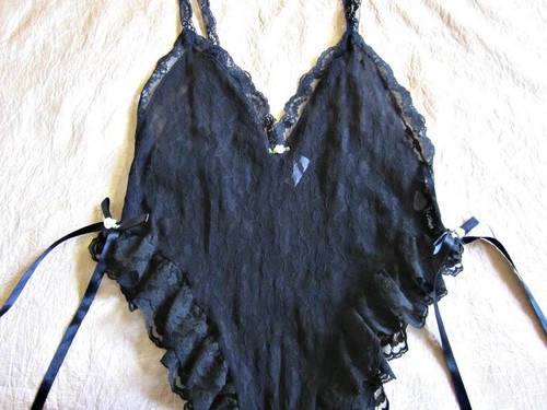 Vintage papillon sheer black - vintage,