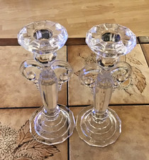 Vintage crystal heavy candle