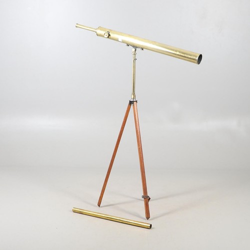 Brass telescope wooden - brass,