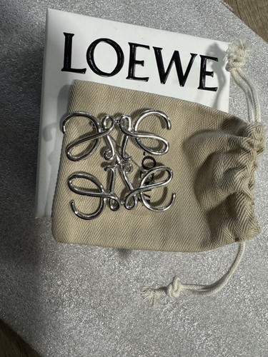 Loewe anagram brooch brass - loewe, brooch,
