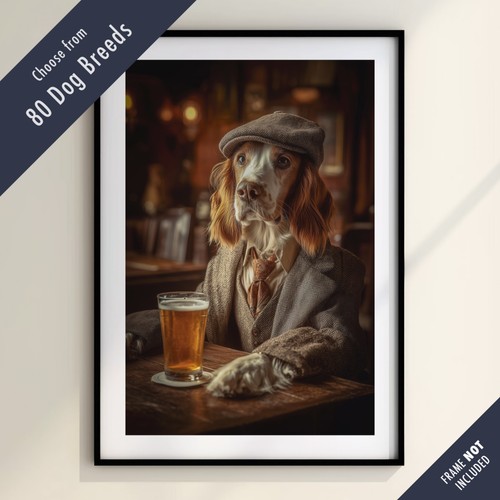 Funny dog drinking - drinking, beer