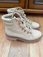 Beige Chunky Boots