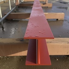 Universal Red Oxide Mild Steel RSJ Beam 127x76 UB13 S355 1m-12m 127x76x13kg