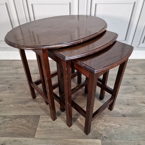Vintage nest tables oval - nest,