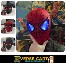 Marvel Spider-Man Cosplay Mask with Moving Eyes – 1:1 Scale Full-Headgear Helmet