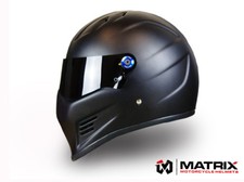 Matrix Street FX Pro Streetfighter Motorcycle helmet Simpson Bandit style