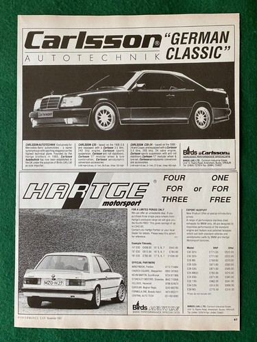 Carlsson autotechnik hartge - &,