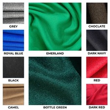 Melton Wool Fabric Heavy 650GSM Coats Upholstery Cushions Military Jackets 147cm