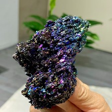111G Colorful Carborundum Stones Specimen Silicon Carbide Crystal Collectible