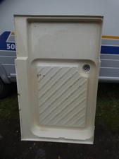 Caravan bathroom shower tray