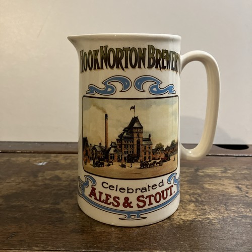 Hook norton water - hook, jug.