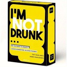 I'M NOT DRUNK Card Game for Adults Fun Drinking Games Party Night Board Game