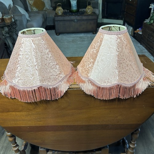 Vtg pink victorian lamp - vtg,