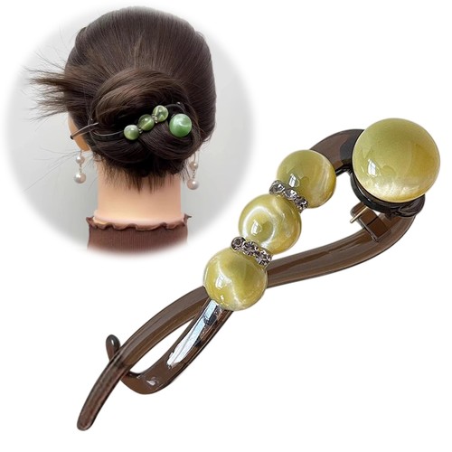 Beaded twist hair - hair, banana