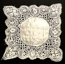 Antique rare Maltese lace on
