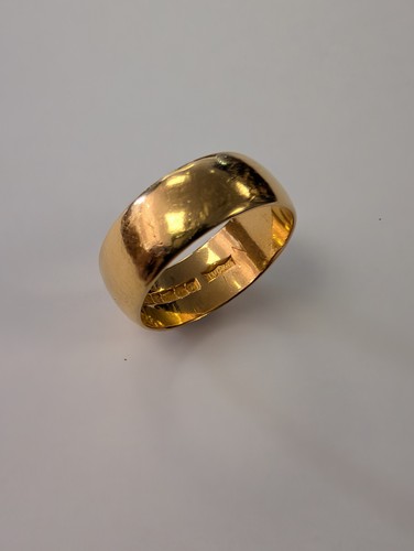 22ct gold wedding band - gold,