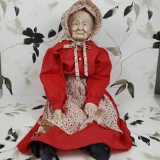 William Wallace 32" Mrs Claus Porcelain Holiday Christmas Outfit