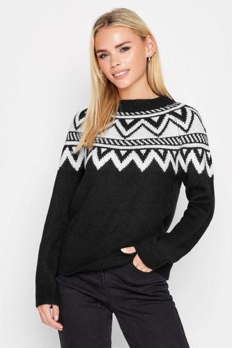 Petite fairisle roll neck - petite,