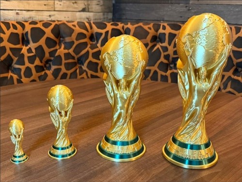 World cup trophy - world, 3d