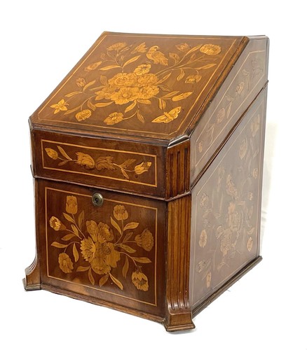 Antique walnut dutch - walnut, marquetry