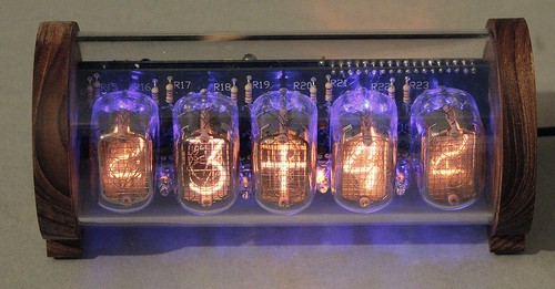 Tube nixie clock complete - clock,