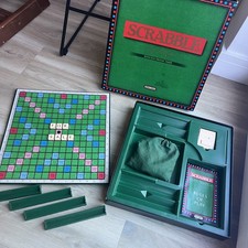 Spear's Games Scrabble De Luxe with Electronic Timer Board Game Complete