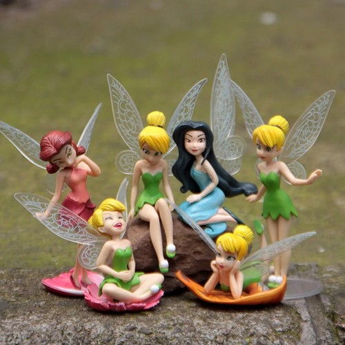 6pc set tinkerbell fairy - 6pc/set,