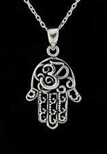 925 Sterling Silver Hamsa Hand