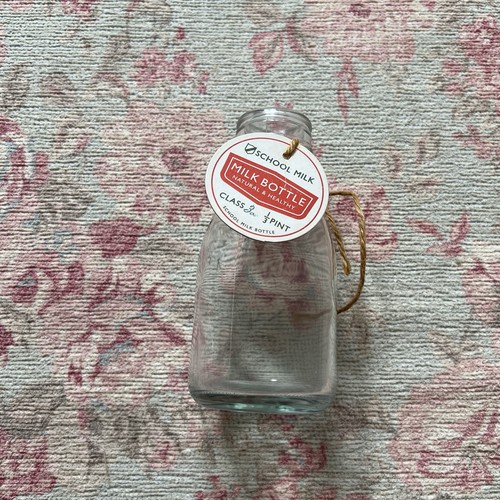 Vintage school glass milk - vintage,