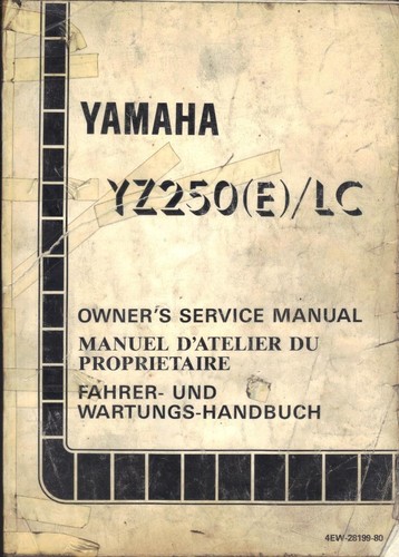 Yamaha yz250 - yamaha,